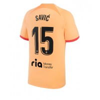 Fotbalové Dres Atletico Madrid Stefan Savic #15 Alternativní 2022-23 Krátký Rukáv